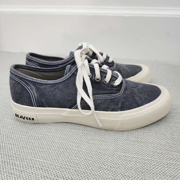 SeaVees Pan Am Orion Blue Legend Sneaker Fashion Lace Up Platform Women Size 6